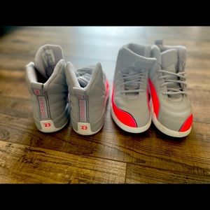 Jordan 12 Retro Wolf Grey Racer Pink